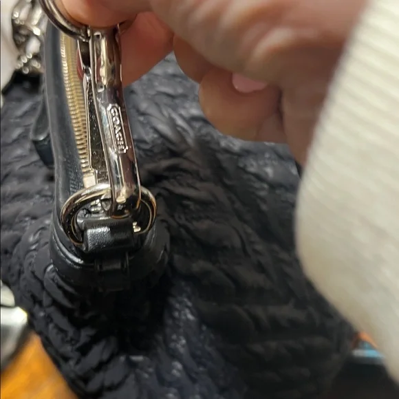 Coach Madison Quilted Chevron Nylon Sophia Satchel - F18634 - Picture 11 of 16